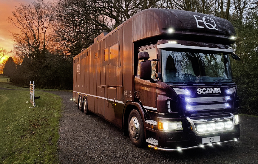 New-build Luxury 18-26 tonne EQ Horsebox with Side &amp; Rear Ramps - 8 stall / 4 berth