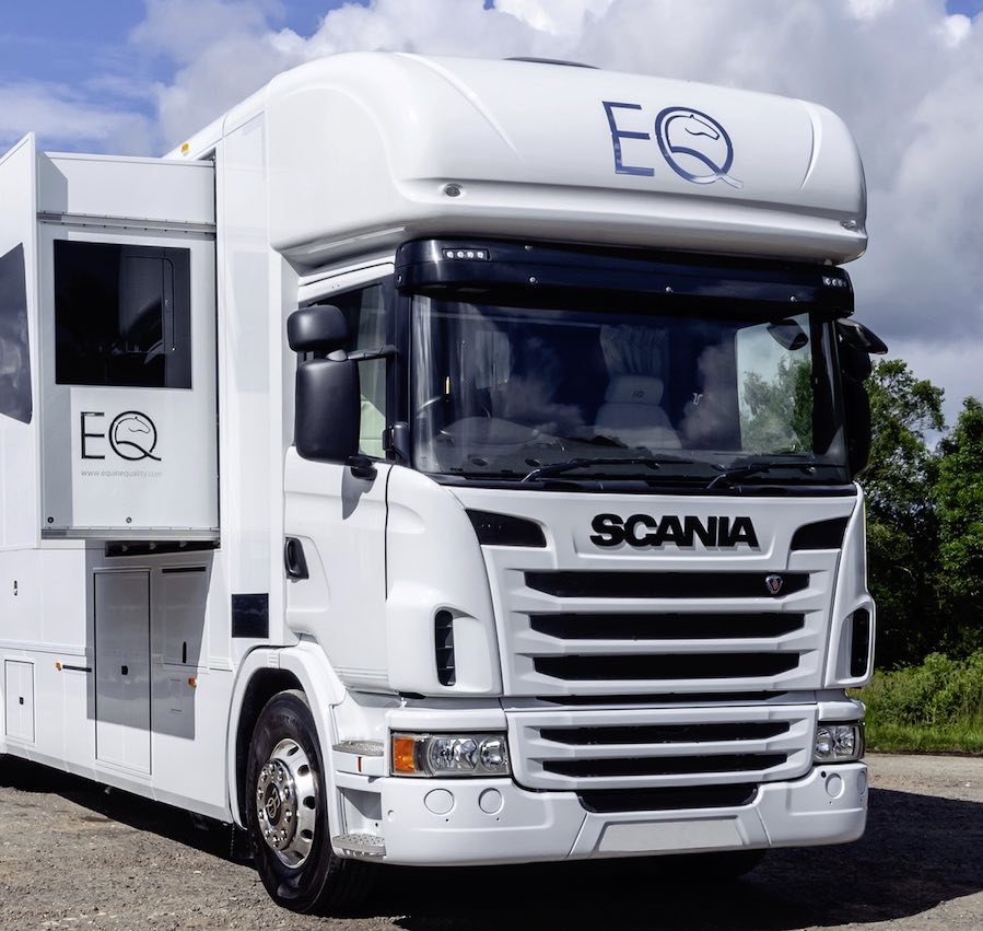 Brand New 2024 Premium Luxury 26-tonne coach-built EQ horsebox. 6 stall / 6 berth (in-build)