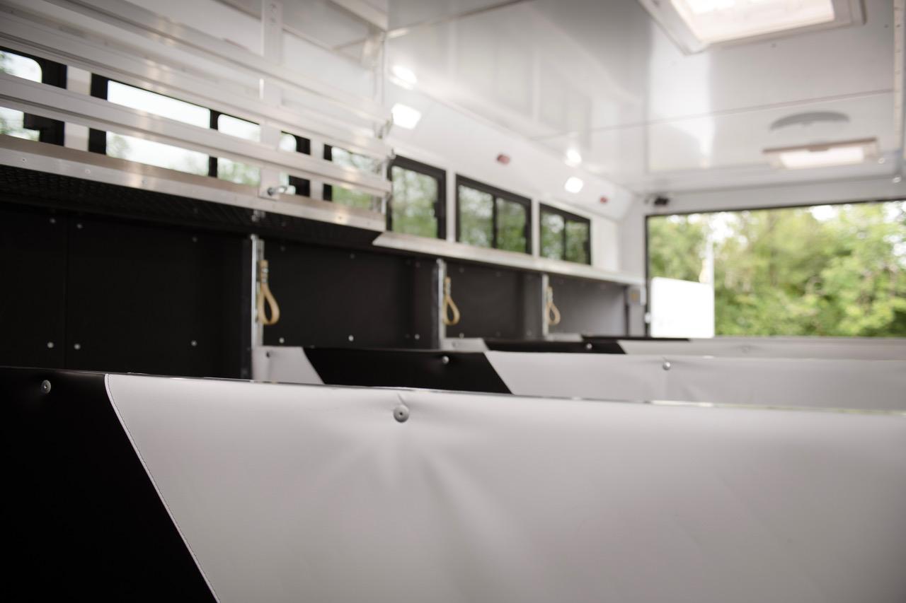 New build Luxury 18-tonne Scania EQ-built horsebox. 5 stall / 6 berth
