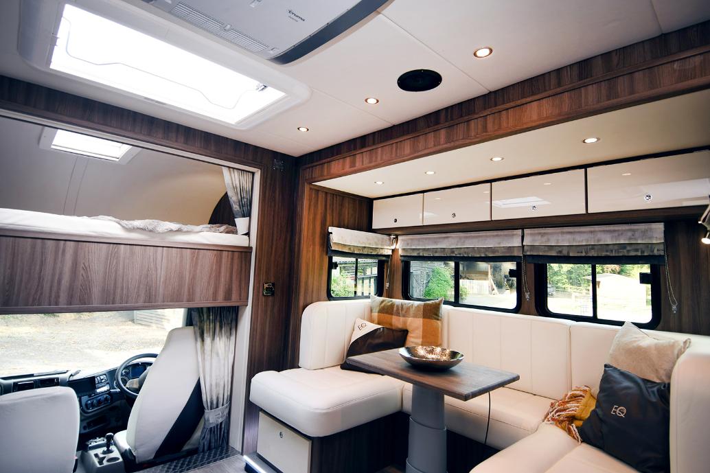 2022 EQ built 21-tonne 3-axle 5 large stall, 6 berth Luxury horsebox