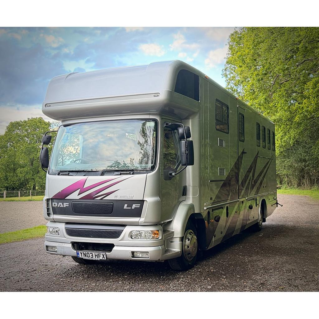 Whittaker 14-tonne 4 large stall 4 berth luxury horsebox