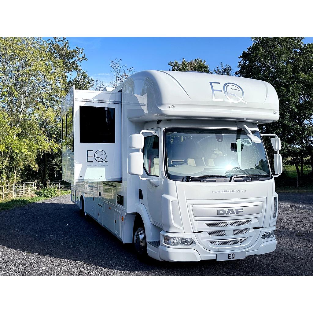 New-build Luxury 12-tonne DAF EQ-built horsebox. 4-stall / 6 berth