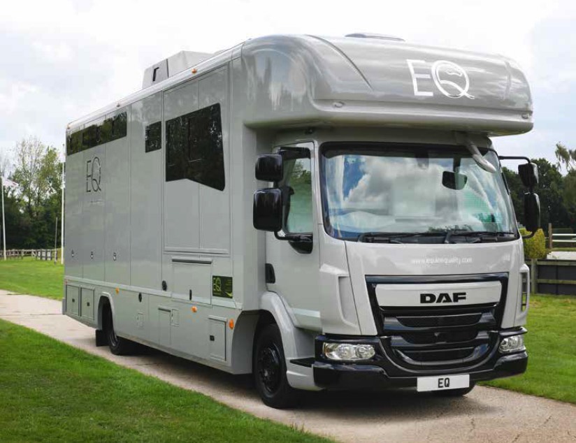 New-build Luxury 12-tonne DAF EQ-built horsebox. 4 stall / 6 berth