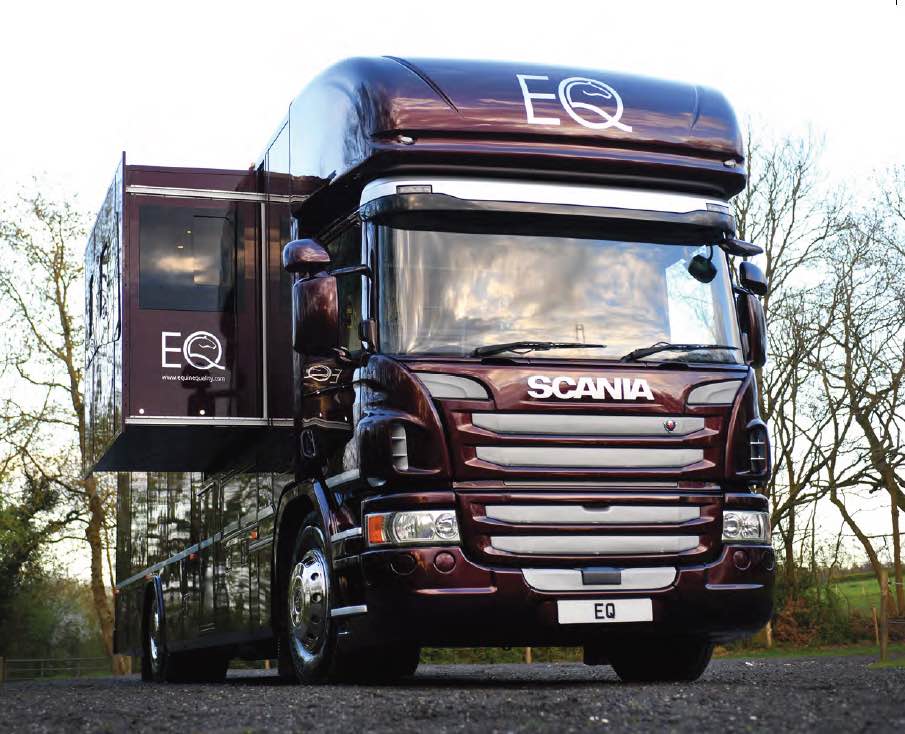 New-build Luxury 18-tonne Scania EQ-built horsebox. 4 stall / 6 berth