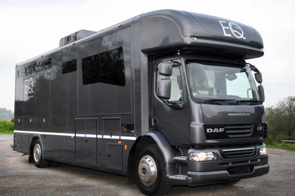 Luxury 18-tonne DAF EQ-built Horsebox with Side &amp; Rear Ramps - 7-8 stall / 4 berth