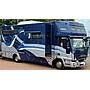 Luxury 2015 10-tonne Lehel 3 large stalls, 6-berth, Automatic Horsebox